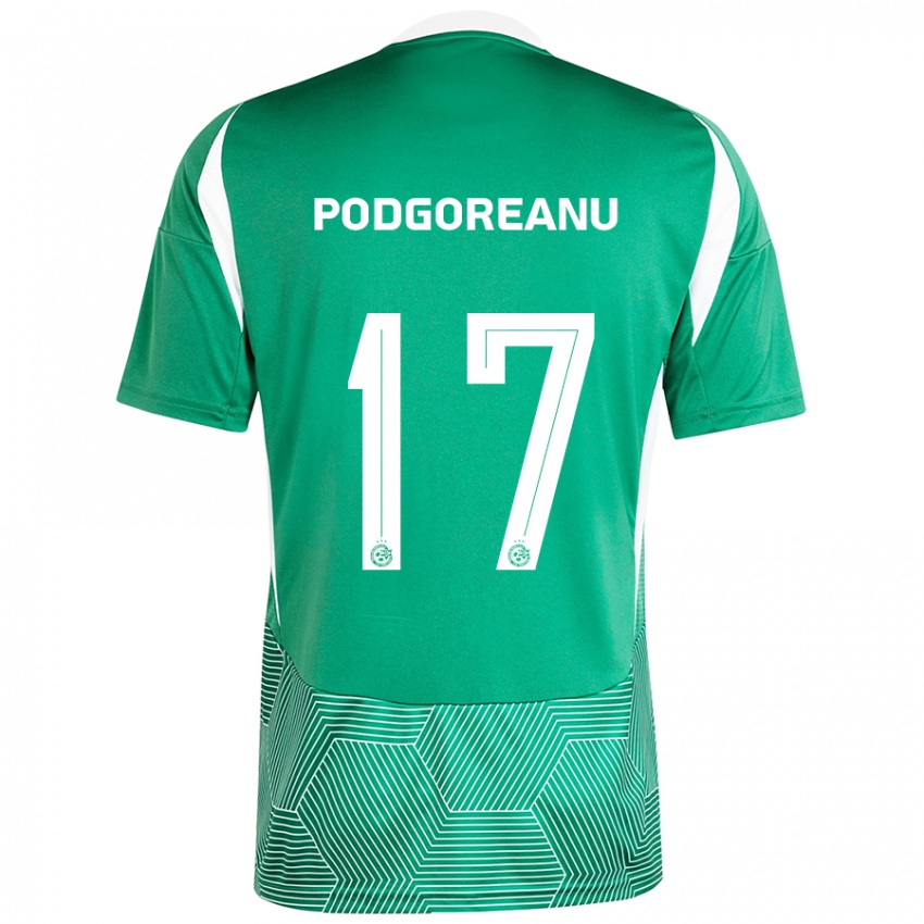 Niño Camiseta Suf Podgoreanu #17 Verde Blanco 1ª Equipación 2024/25 La Camisa Perú