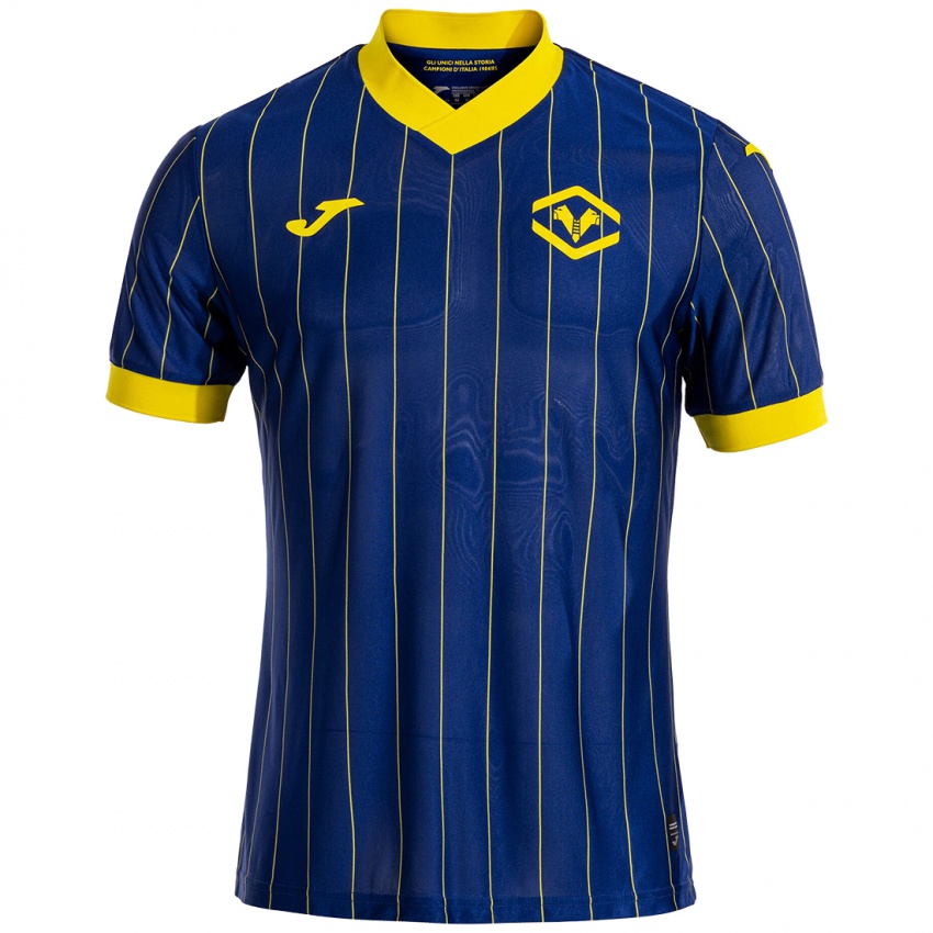 Niño Camiseta Stefan Mitrović #10 Azul Amarillo 1ª Equipación 2024/25 La Camisa Perú