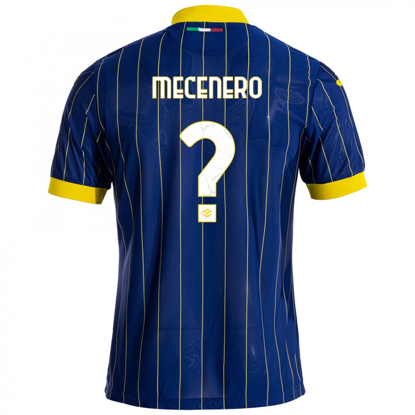 Niño Camiseta Giovanni Mecenero #0 Azul Amarillo 1ª Equipación 2024/25 La Camisa Perú