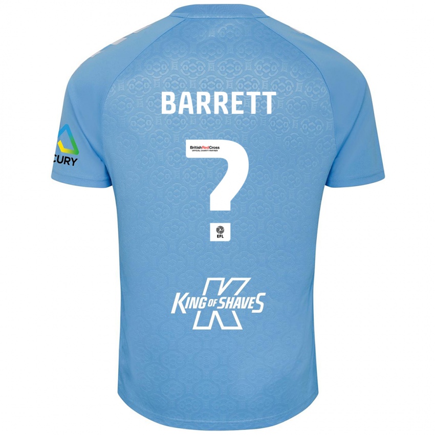 Niño Camiseta Marlow Barrett #0 Azul Blanco 1ª Equipación 2024/25 La Camisa Perú