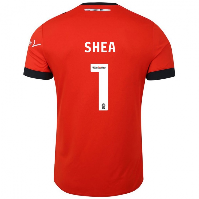 Niño Camiseta James Shea #1 Naranja Negro 1ª Equipación 2024/25 La Camisa Perú