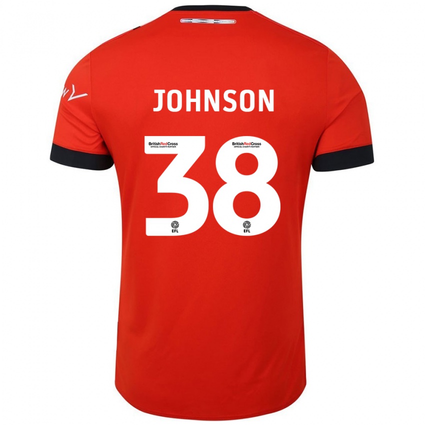 Niño Camiseta Joe Johnson #38 Naranja Negro 1ª Equipación 2024/25 La Camisa Perú