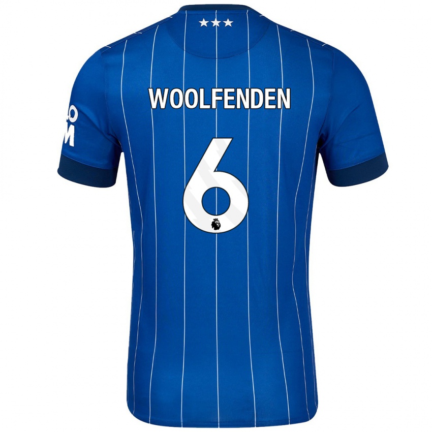 Niño Camiseta Luke Woolfenden #6 Azul Marino 1ª Equipación 2024/25 La Camisa Perú