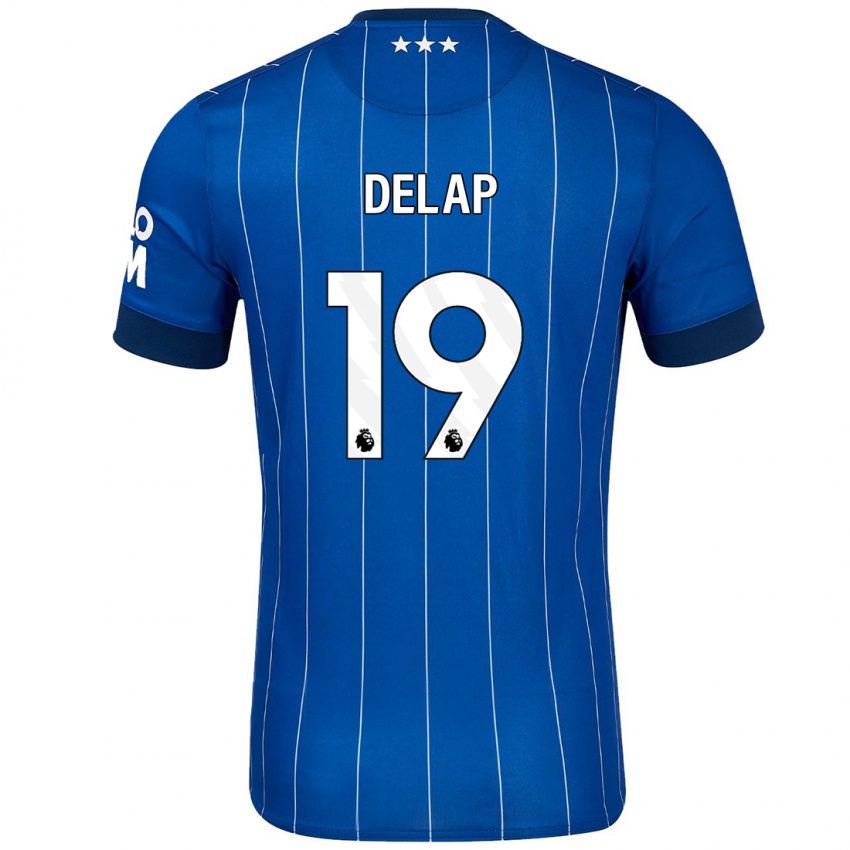 Niño Camiseta Liam Delap #19 Azul Marino 1ª Equipación 2024/25 La Camisa Perú