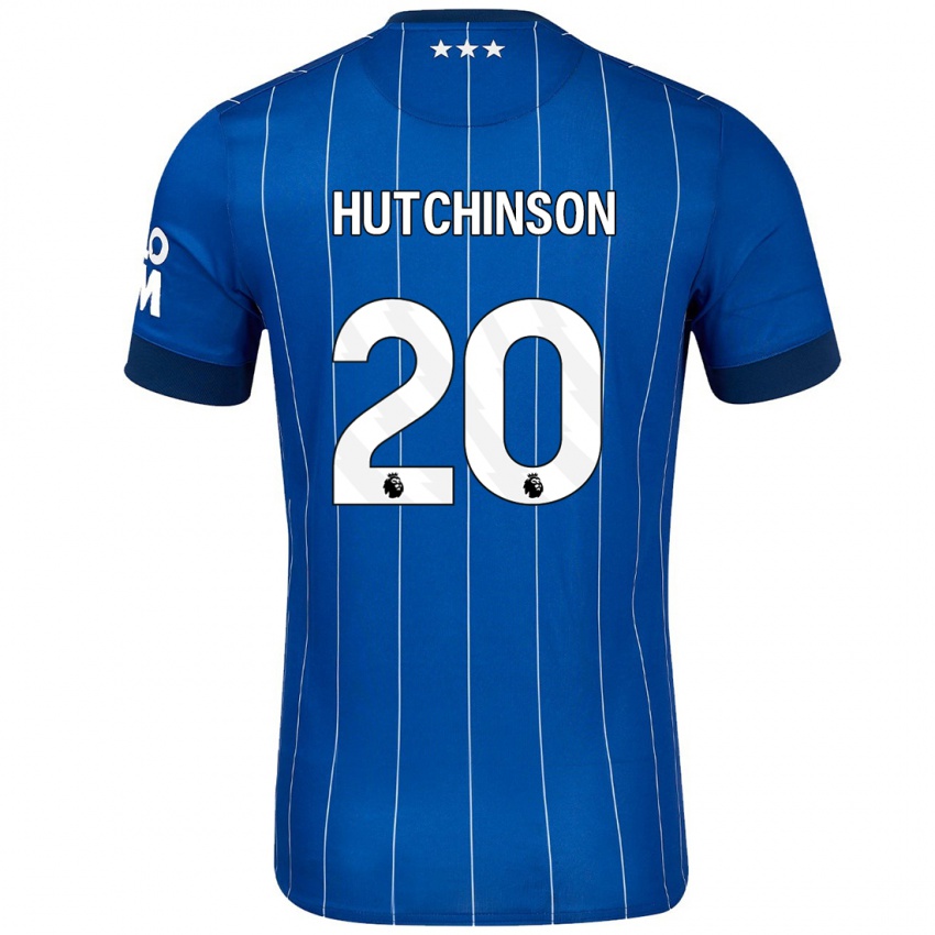 Niño Camiseta Omari Hutchinson #20 Azul Marino 1ª Equipación 2024/25 La Camisa Perú