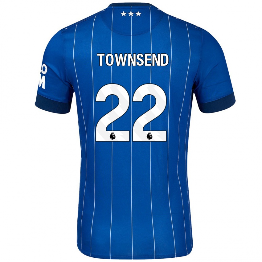 Niño Camiseta Conor Townsend #22 Azul Marino 1ª Equipación 2024/25 La Camisa Perú