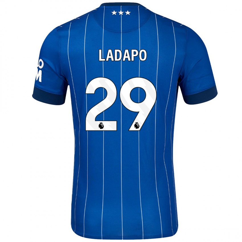 Niño Camiseta Freddie Ladapo #29 Azul Marino 1ª Equipación 2024/25 La Camisa Perú