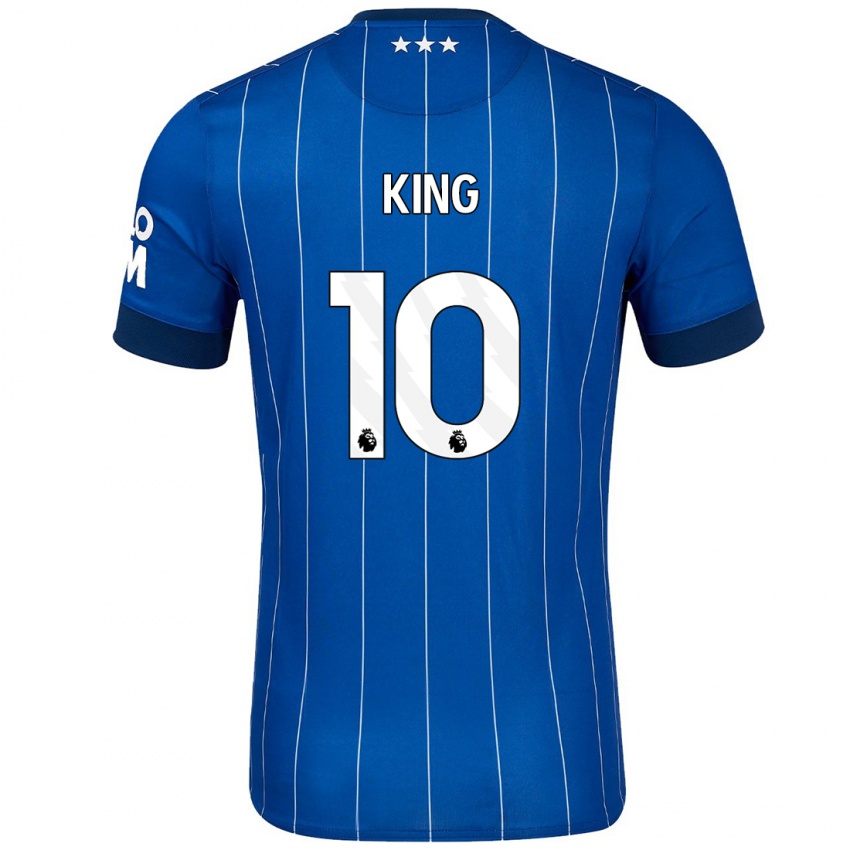 Niño Camiseta Eloise King #10 Azul Marino 1ª Equipación 2024/25 La Camisa Perú