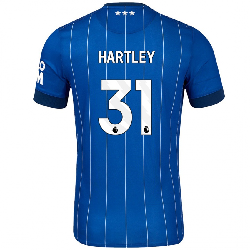 Niño Camiseta Laura Hartley #31 Azul Marino 1ª Equipación 2024/25 La Camisa Perú