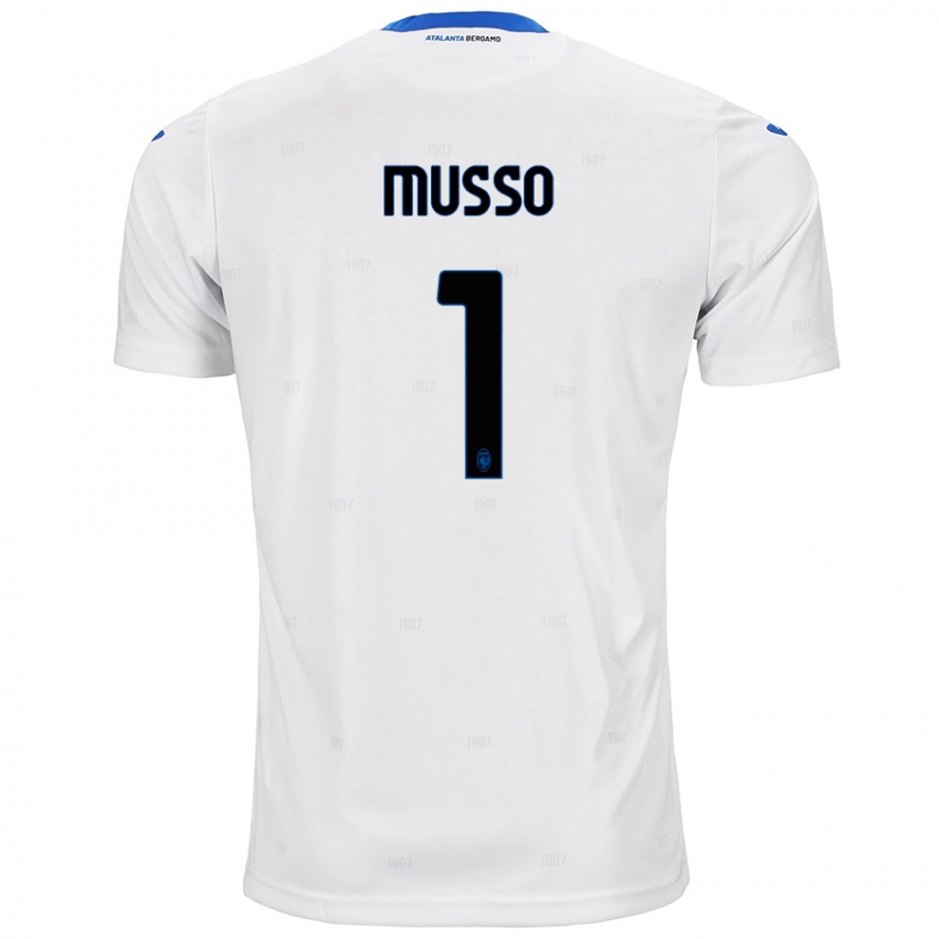 Niño Camiseta Juan Musso #1 Blanco 2ª Equipación 2024/25 La Camisa Perú