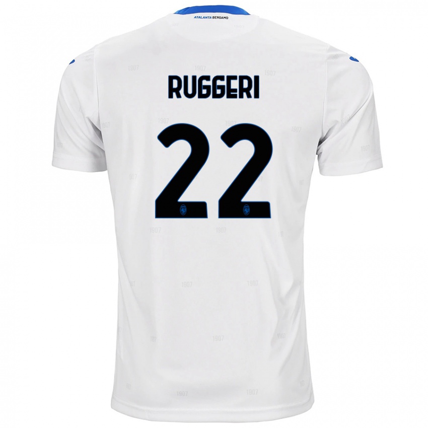 Niño Camiseta Matteo Ruggeri #22 Blanco 2ª Equipación 2024/25 La Camisa Perú