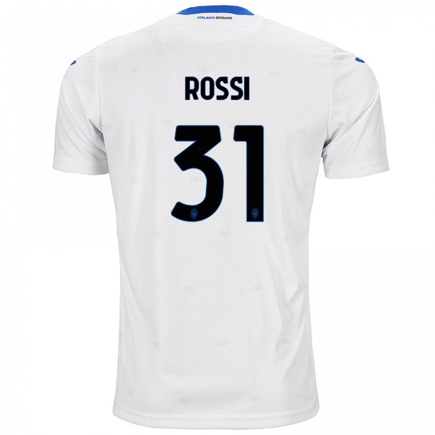 Niño Camiseta Francesco Rossi #31 Blanco 2ª Equipación 2024/25 La Camisa Perú