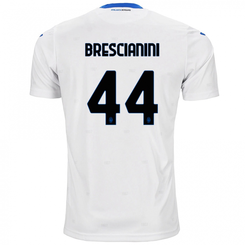 Niño Camiseta Marco Brescianini #44 Blanco 2ª Equipación 2024/25 La Camisa Perú