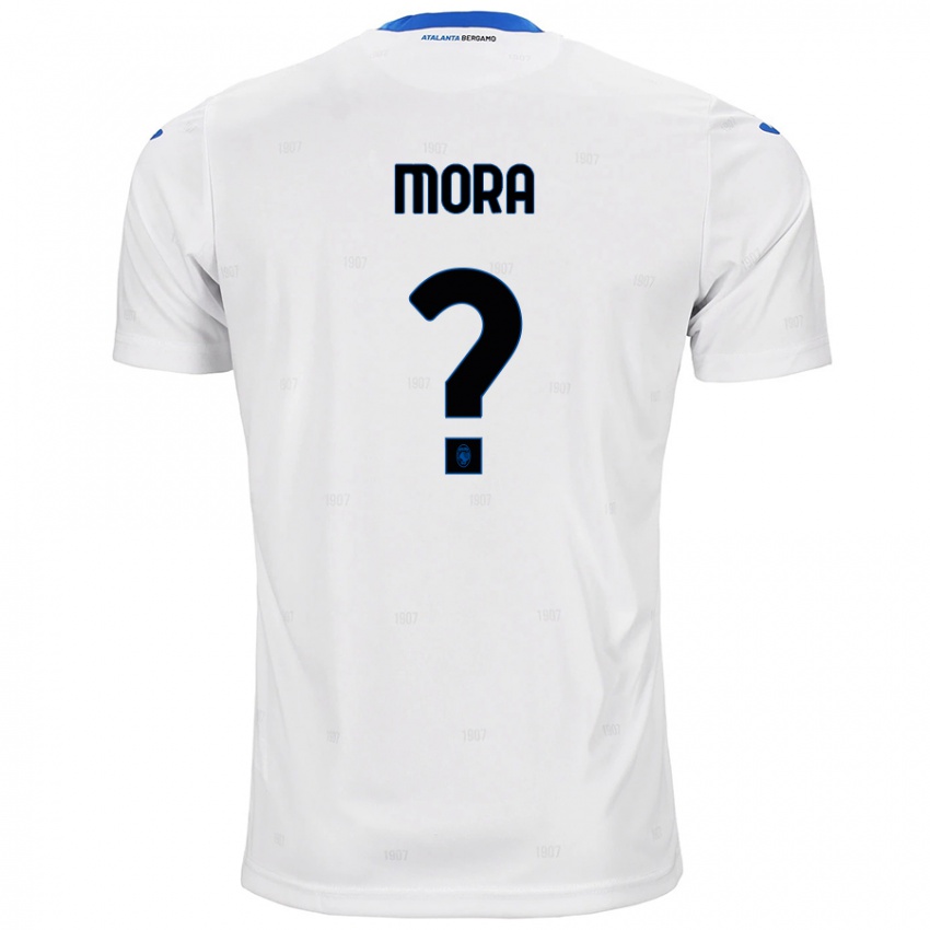 Niño Camiseta Christian Mora #0 Blanco 2ª Equipación 2024/25 La Camisa Perú