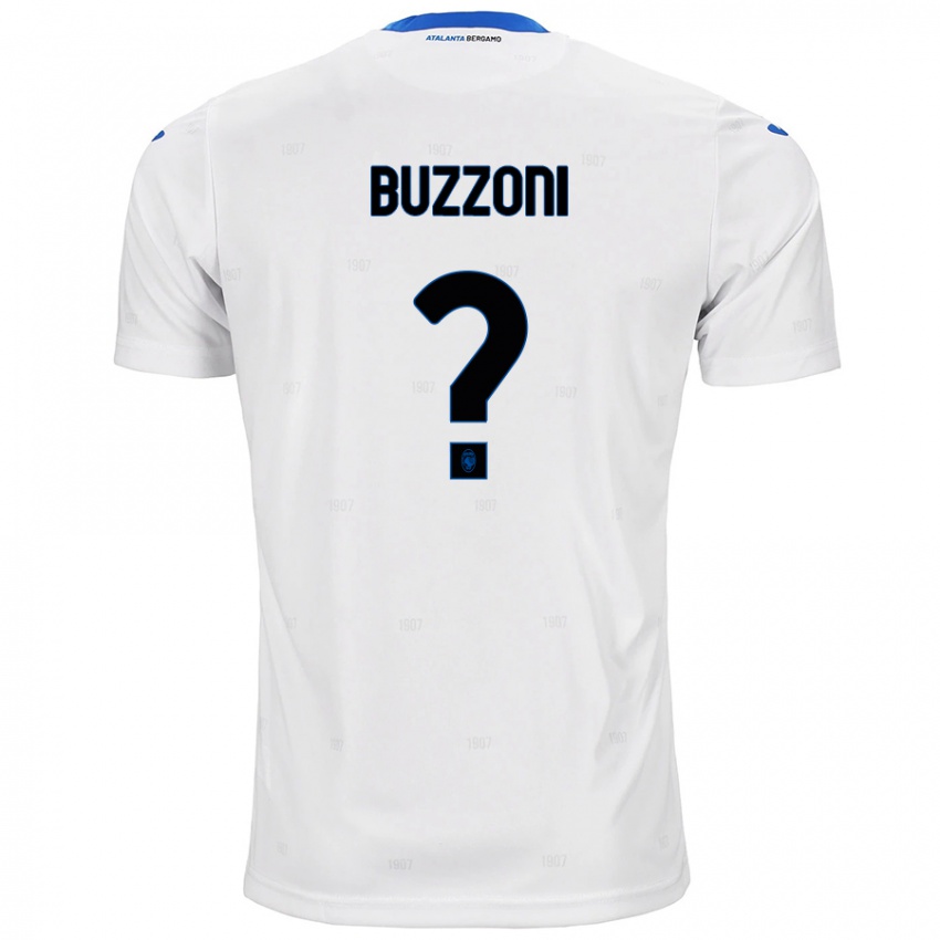 Niño Camiseta Giorgio Buzzoni #0 Blanco 2ª Equipación 2024/25 La Camisa Perú