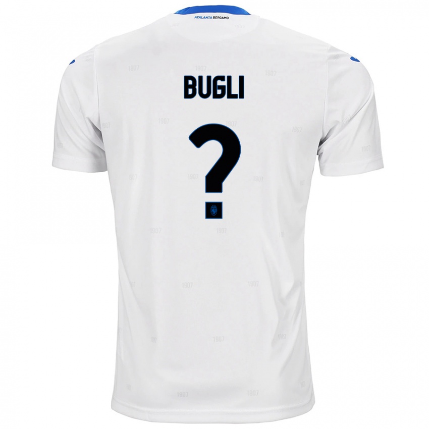 Niño Camiseta Gabriel Bugli #0 Blanco 2ª Equipación 2024/25 La Camisa Perú