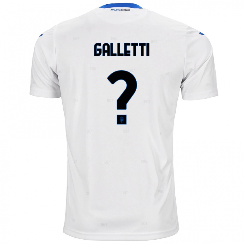 Niño Camiseta Elia Galletti #0 Blanco 2ª Equipación 2024/25 La Camisa Perú