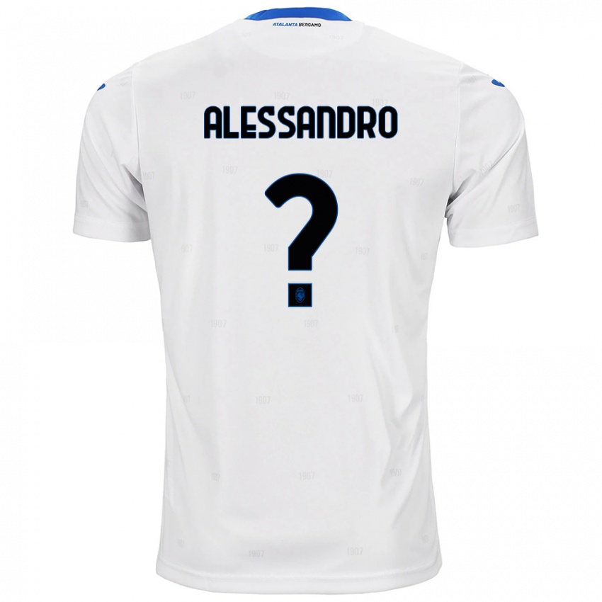 Niño Camiseta Alessandro Rinaldi #0 Blanco 2ª Equipación 2024/25 La Camisa Perú