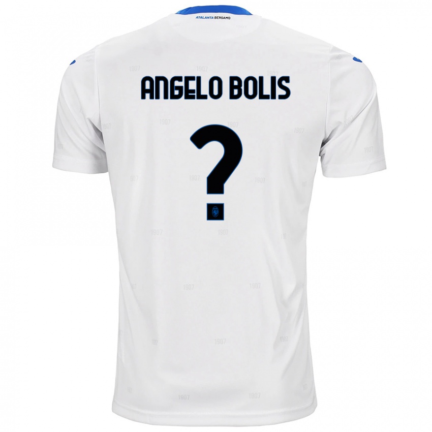 Niño Camiseta Tommaso Angelo Bolis #0 Blanco 2ª Equipación 2024/25 La Camisa Perú