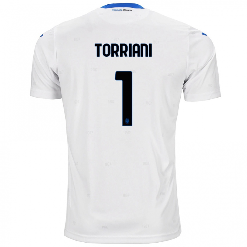 Niño Camiseta Andrea Torriani #1 Blanco 2ª Equipación 2024/25 La Camisa Perú