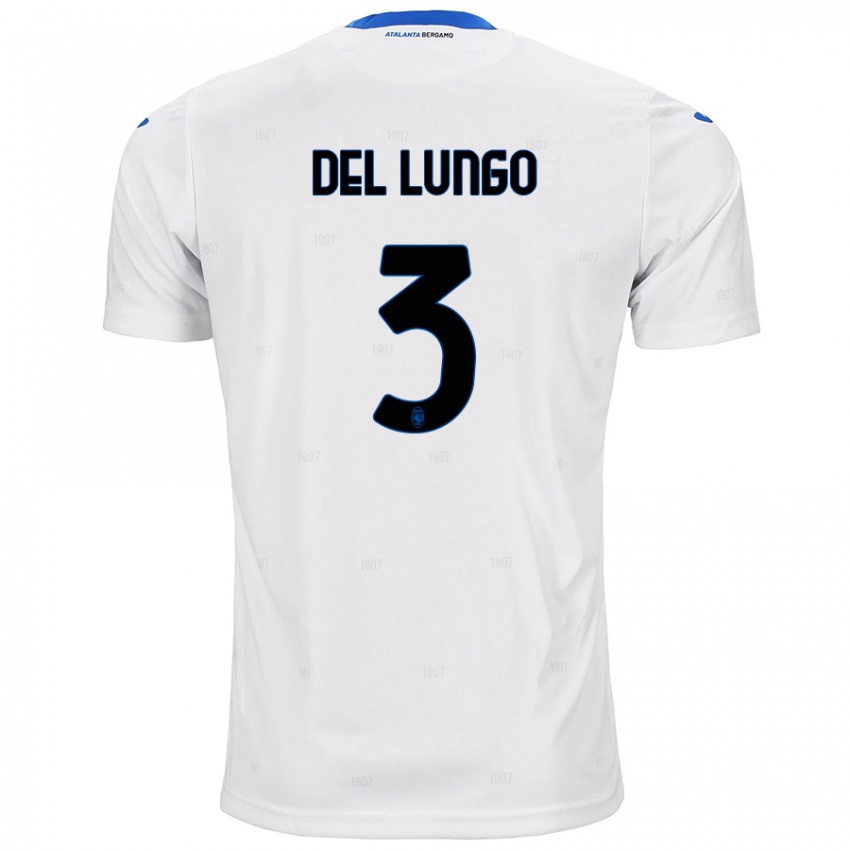 Niño Camiseta Tommaso Del Lungo #3 Blanco 2ª Equipación 2024/25 La Camisa Perú