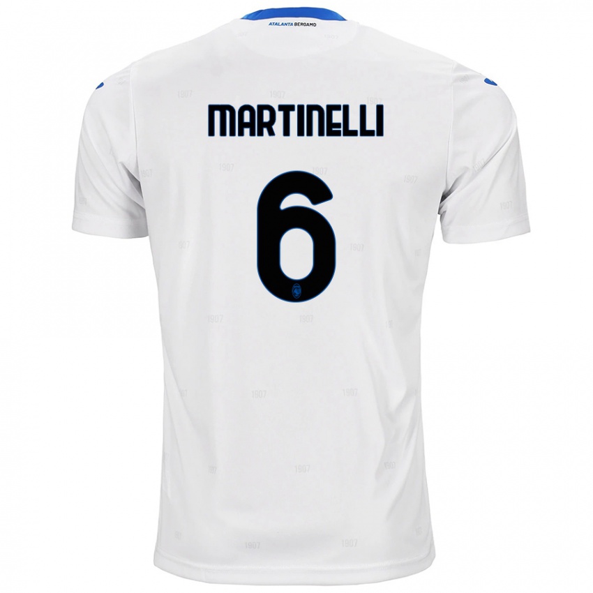 Niño Camiseta Gabriel Martinelli #6 Blanco 2ª Equipación 2024/25 La Camisa Perú