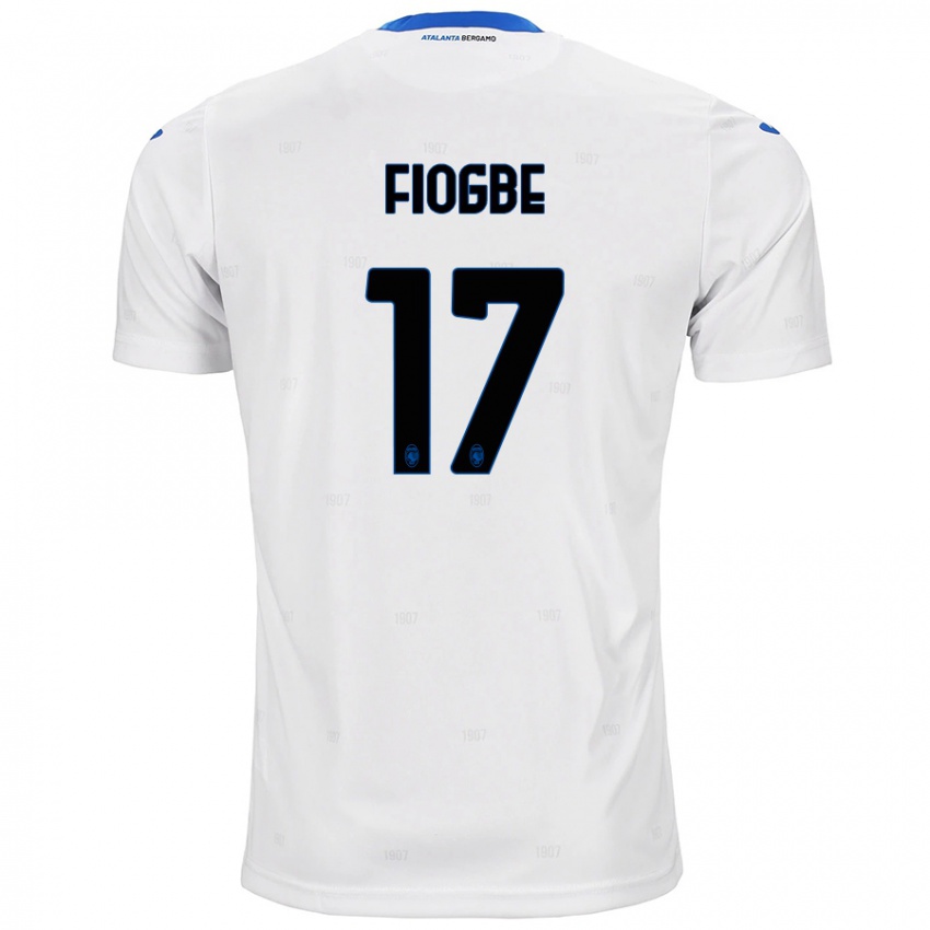 Niño Camiseta Candas Fiogbe #17 Blanco 2ª Equipación 2024/25 La Camisa Perú