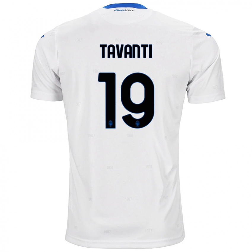 Niño Camiseta Mattia Tavanti #19 Blanco 2ª Equipación 2024/25 La Camisa Perú