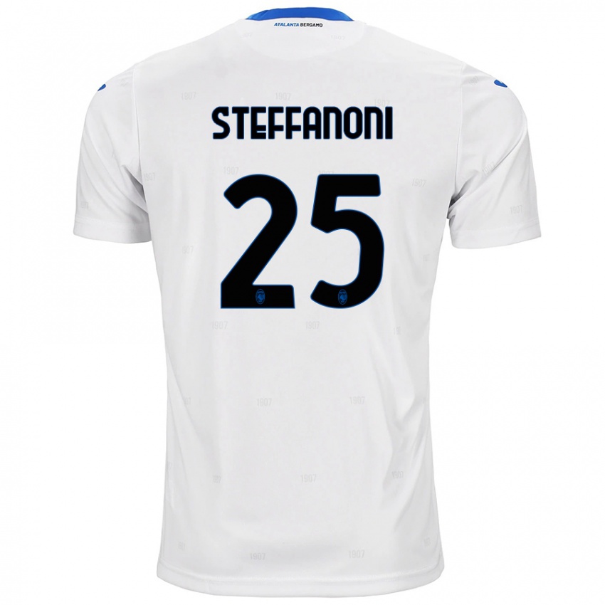 Niño Camiseta Federico Steffanoni #25 Blanco 2ª Equipación 2024/25 La Camisa Perú