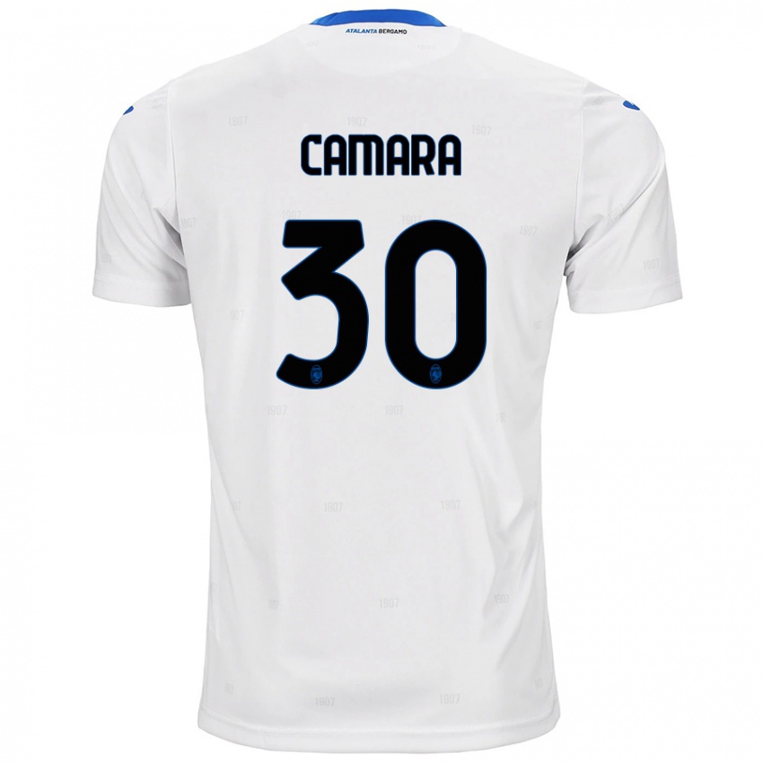 Niño Camiseta Henry Camara #30 Blanco 2ª Equipación 2024/25 La Camisa Perú