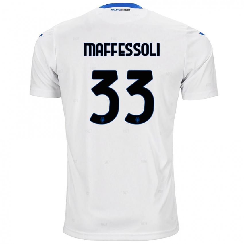 Niño Camiseta Manuel Maffessoli #33 Blanco 2ª Equipación 2024/25 La Camisa Perú