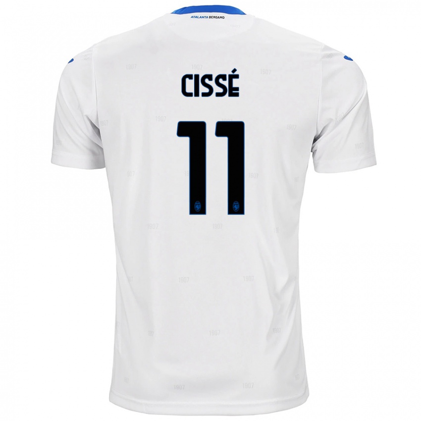 Niño Camiseta Moustapha Cissé #11 Blanco 2ª Equipación 2024/25 La Camisa Perú