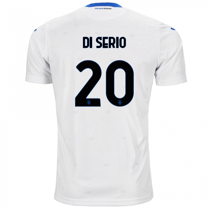 Niño Camiseta Giuseppe Di Serio #20 Blanco 2ª Equipación 2024/25 La Camisa Perú