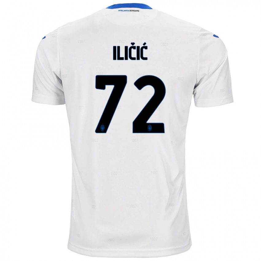 Niño Camiseta Josip Ilicic #72 Blanco 2ª Equipación 2024/25 La Camisa Perú