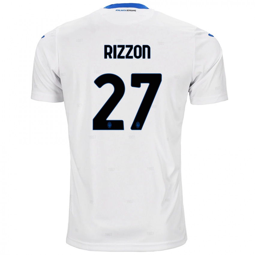 Niño Camiseta Giulia Rizzon #27 Blanco 2ª Equipación 2024/25 La Camisa Perú