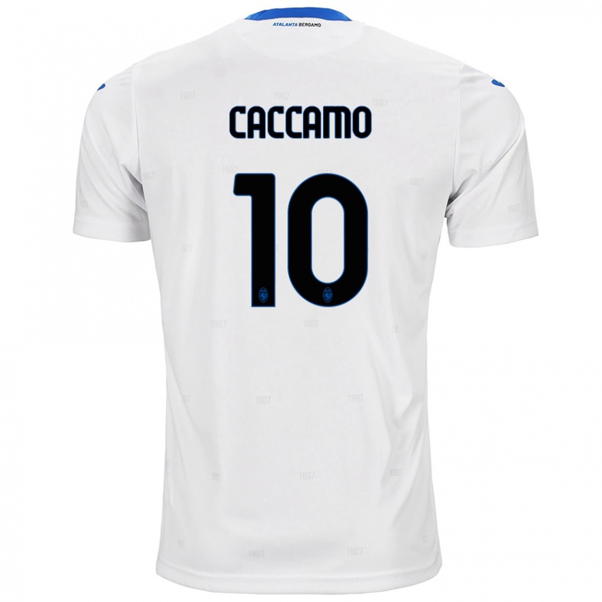 Niño Camiseta Patrizia Caccamo #10 Blanco 2ª Equipación 2024/25 La Camisa Perú