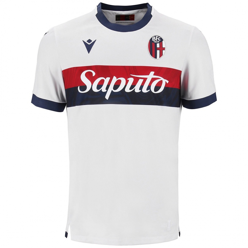 Niño Camiseta Marco Fiaschi #0 Blanco Azul Real 2ª Equipación 2024/25 La Camisa Perú