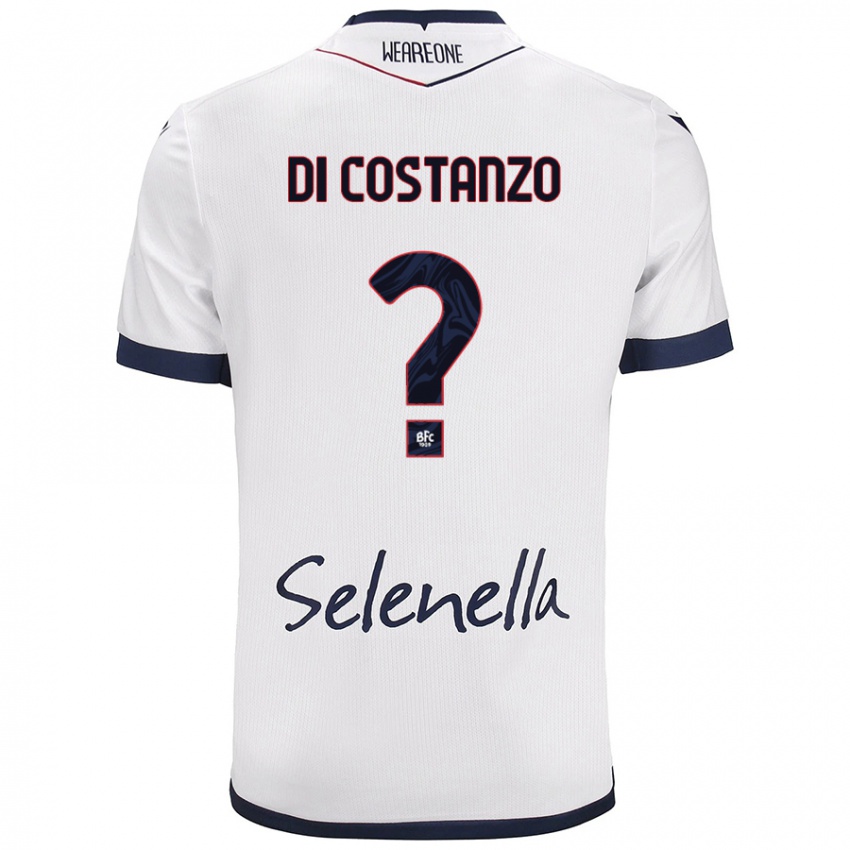 Niño Camiseta Raffaele Maria Di Costanzo #0 Blanco Azul Real 2ª Equipación 2024/25 La Camisa Perú