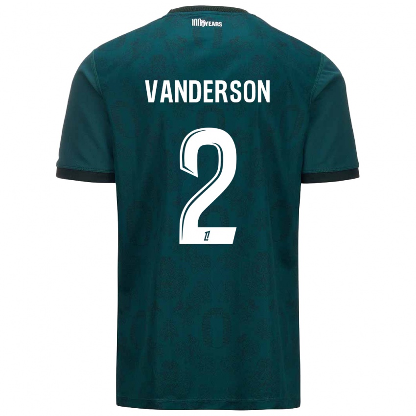 Niño Camiseta Vanderson #2 Verde Oscuro 2ª Equipación 2024/25 La Camisa Perú