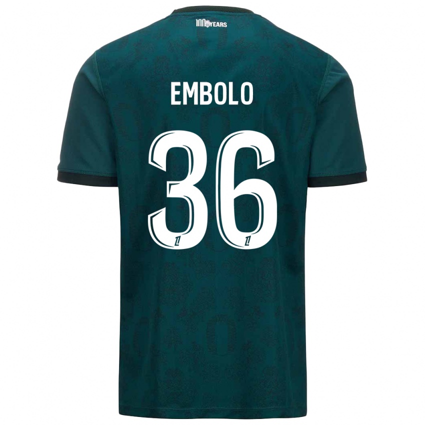 Niño Camiseta Breel Embolo #36 Verde Oscuro 2ª Equipación 2024/25 La Camisa Perú