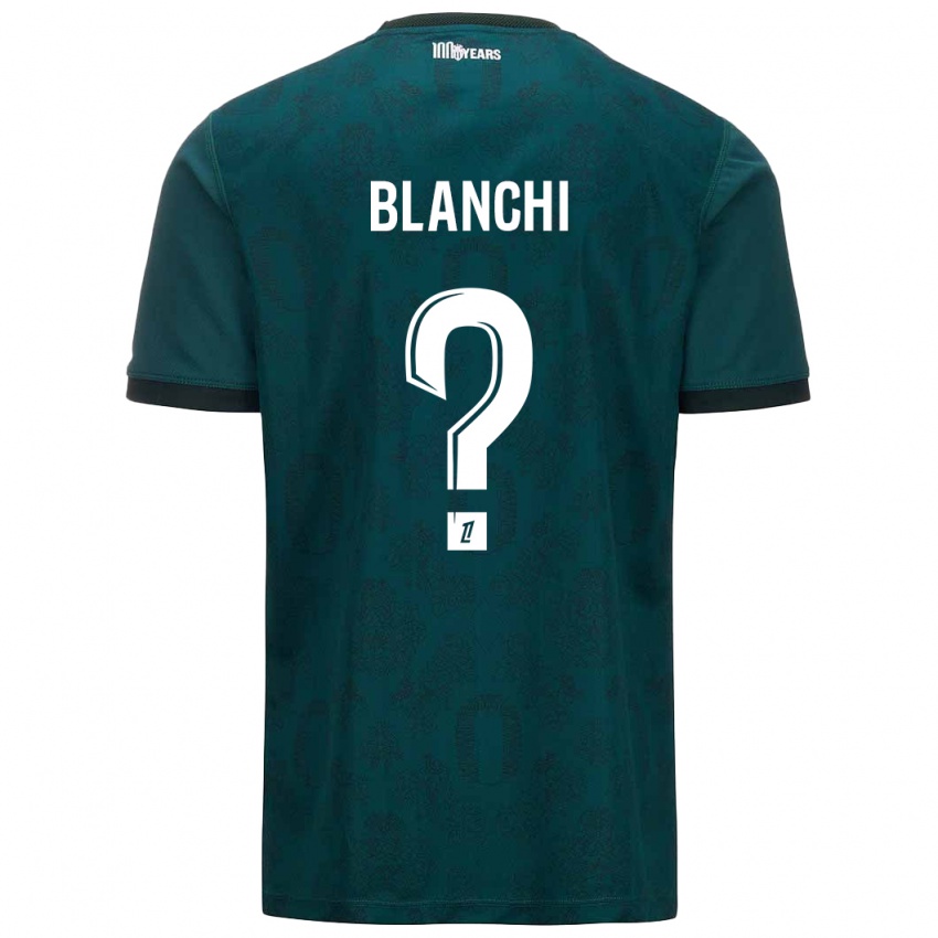 Niño Camiseta Florian Blanchi #0 Verde Oscuro 2ª Equipación 2024/25 La Camisa Perú