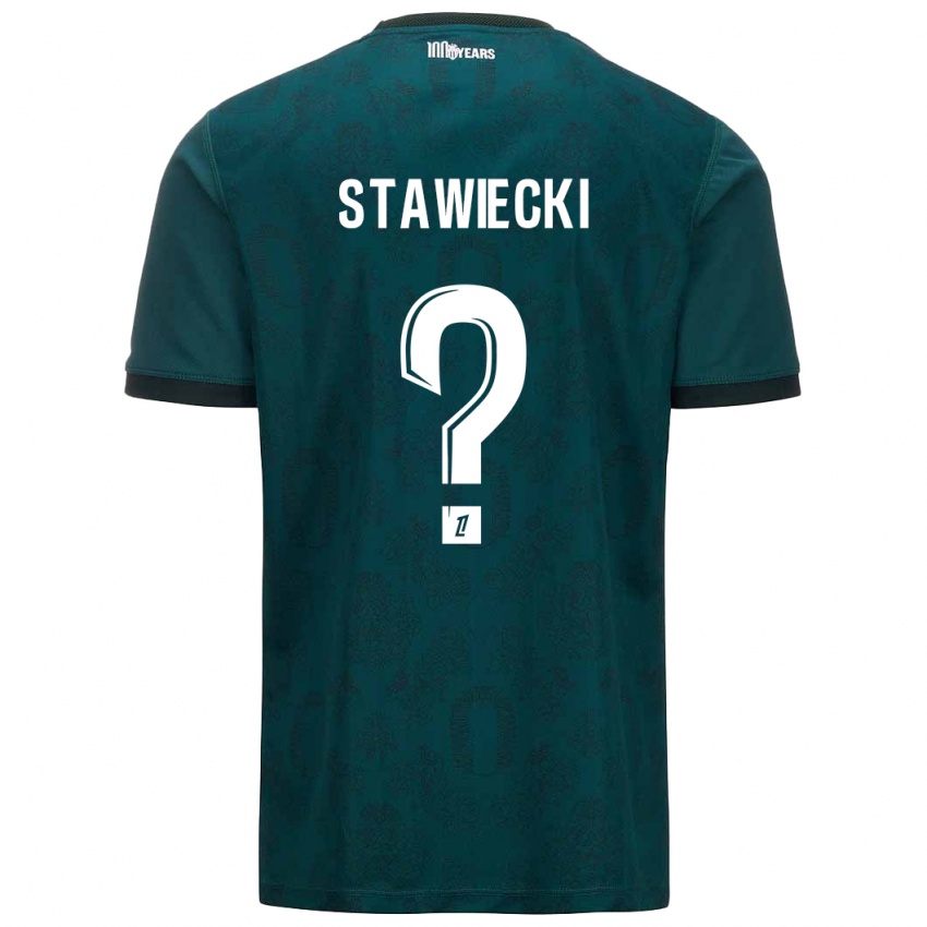 Niño Camiseta Jules Stawiecki #0 Verde Oscuro 2ª Equipación 2024/25 La Camisa Perú