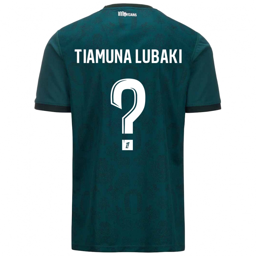 Niño Camiseta Loïc Tiamuna Lubaki #0 Verde Oscuro 2ª Equipación 2024/25 La Camisa Perú