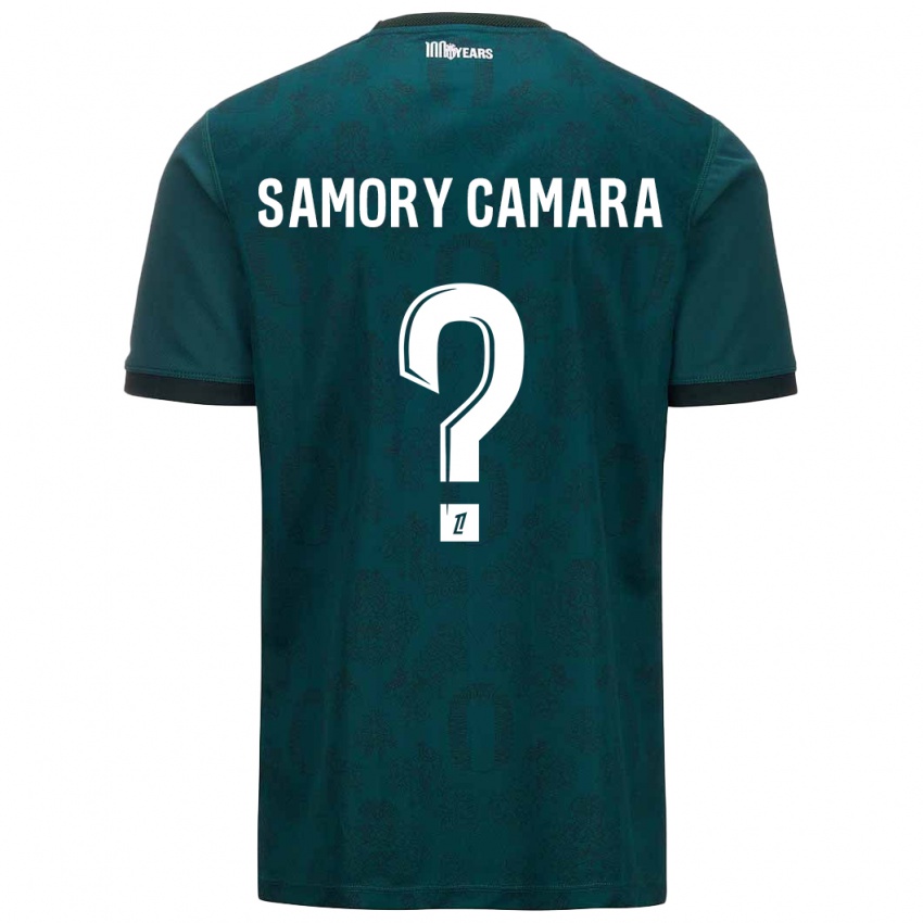 Niño Camiseta Verges Samory Camara #0 Verde Oscuro 2ª Equipación 2024/25 La Camisa Perú