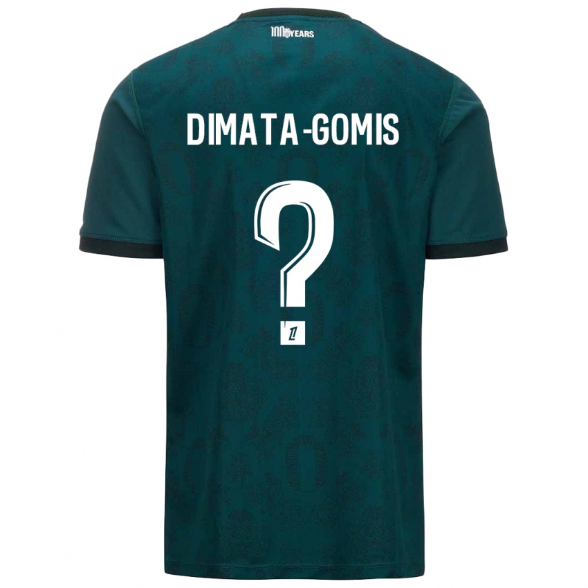 Niño Camiseta Kamron Dimata-Gomis #0 Verde Oscuro 2ª Equipación 2024/25 La Camisa Perú