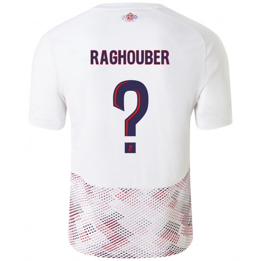 Niño Camiseta Ugo Raghouber #0 Blanco Azul Real 2ª Equipación 2024/25 La Camisa Perú