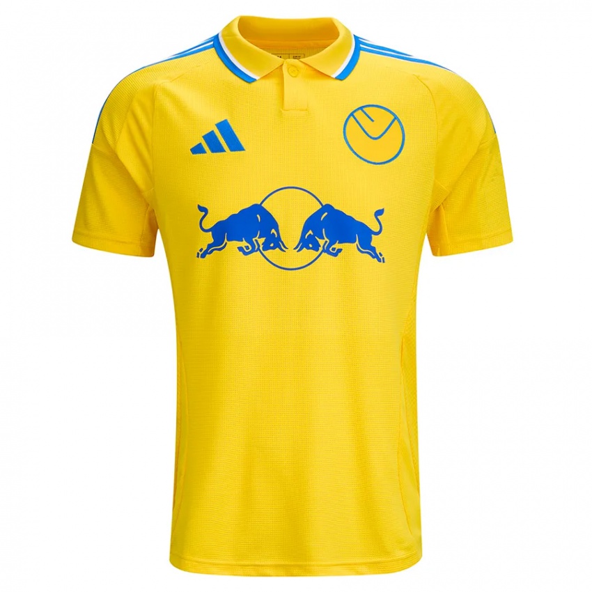 Niño Camiseta Harry Gray #0 Amarillo Azul 2ª Equipación 2024/25 La Camisa Perú