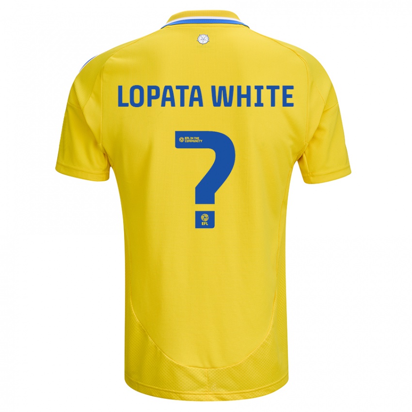 Niño Camiseta Reuben Lopata-White #0 Amarillo Azul 2ª Equipación 2024/25 La Camisa Perú