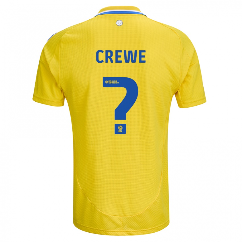 Niño Camiseta Charlie Crewe #0 Amarillo Azul 2ª Equipación 2024/25 La Camisa Perú