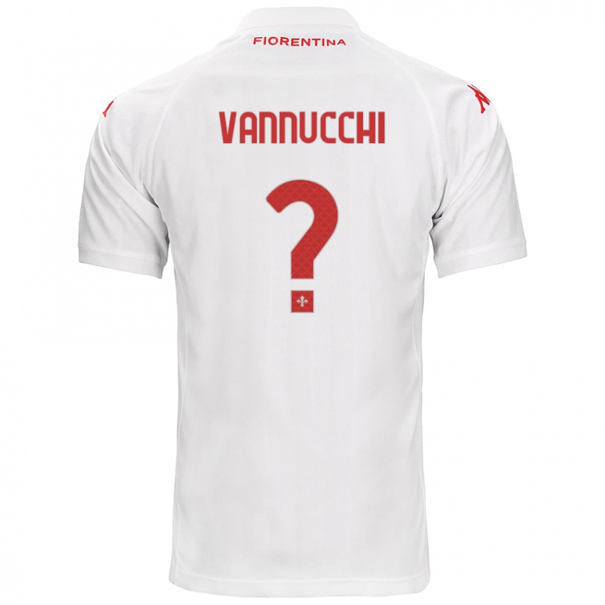 Niño Camiseta Tommaso Vannucchi #0 Blanco 2ª Equipación 2024/25 La Camisa Perú